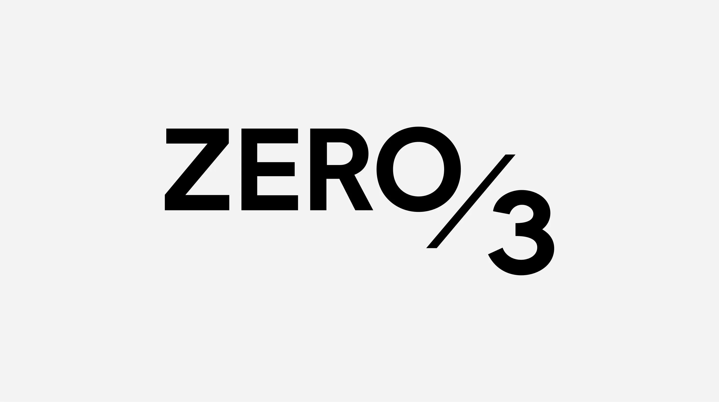 zerothird logo — primary mark