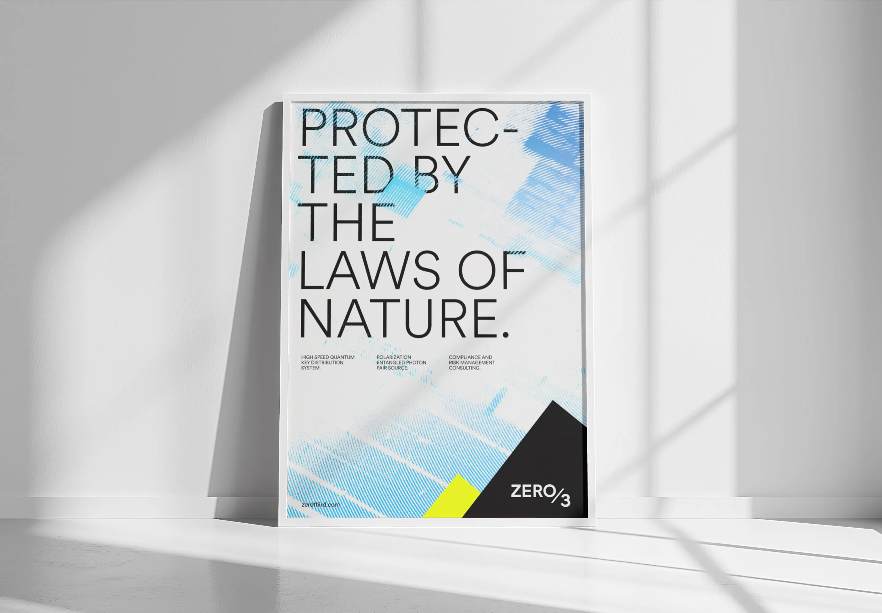 zerothird brand colors and network patterns